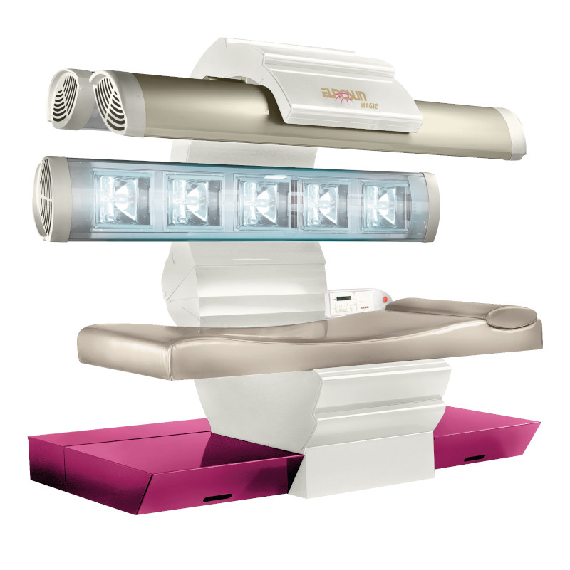 Lettino abbronzante Magic body Plus 3 Colonne per Solarium